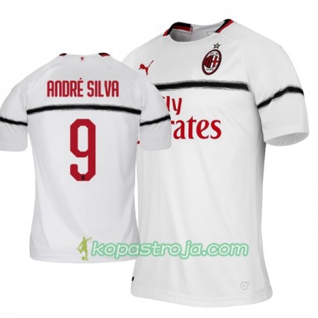 Billiga Fotbollströjor AC Milan Andre Silva 9 Borta tröja 2018/19 Kortärmad